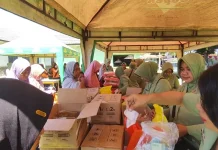 Bazar Ramadan Kodim 0712 Tegal Diserbu Warga Tegal