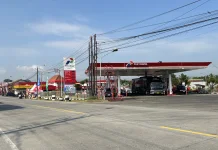 Pemudik Manfaatkan SPBU Ajibarang sebagai Tempat Istirahat Sementara