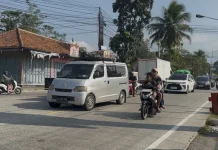 Arus Mudik Mulai Terlihat di Ajibarang, Polisi Imbau Pemudik Tetap Waspada