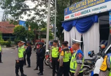 Petugas Lakukan Penarikan Arus di  Simpang Empat Sirongge jika Terjadi Kepadatan