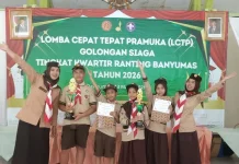 SDN 2 Papringan Juara LCTP Siaga Kwarran Banyumas