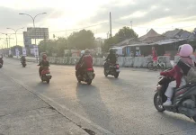 Arus Lalu lintas Jalur Pantura Terminal Tipe A Kota Tegal Terpantau Ramai Lancar
