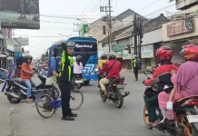 Arus Lalu Lintas Jalur Arteri Exit Tol tegal Terpantau Mengalami Kenaikan
