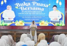 Buka Puasa Bersama, Bupati Ajak Warga Gombong dan Bumirejo ke Pendopo Kabumian