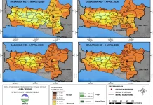 Monitoring HTH dan HH BMKG: Sebagian Besar Wilayah Jateng Masih Diguyur Hujan