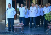 Apel Usai Lebaran, Pj Sekda Banjarnegara Inginkan ASN Mulai Bekerja Penuh Semangat