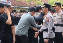 Polres Tegal Gelar Apel Konsolidasi Ops Ketupat Candi 2026