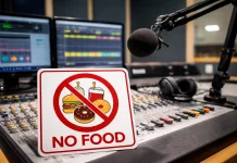 Studio Radio Harus Steril dari Makanan, Ini Alasannya