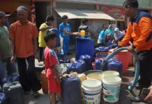 BPBD Cilacap Siapkan Ratusan Tangki Air Bersih di Musim Kemarau