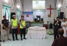 Polres Purbalingga Lakukan Pengamanan Ibadah Jumat Agung