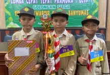 MI Ma’arif NU Karangnangka Juara Lomba Cerdas Tangkas Pramuka