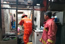 Rumah Kontrakan di Bantarsari Terbakar, Diduga Akibat Korsleting Listrik