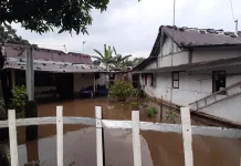 Banjir Luapan Sungai Kranji Rendam Permukiman di Sokanegara Purwokerto Timur