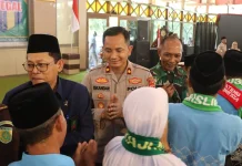 Wakapolres Tegal Hadiri Pelepasan Jamaah Calon Haji Kabupaten Tegal Tahun 2026