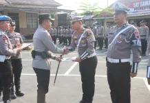 Sebanyak 15 Anggota Polres Tegal Terima Penghargaan atas Prestasi dan Dedikasi