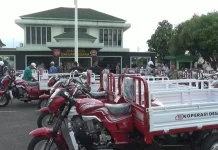 Kodim 0704 Banjarnegara Salurkan 38 Kendaraan Roda Tiga untuk KDMP