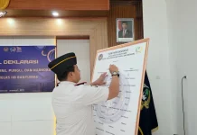Gelar Deklarasi, Rutan Banyumas Teguhkan Komitmen Zero Halinar