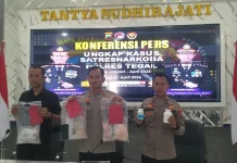 Polres Tegal, Jejak Peredaran Narkoba Terkuak 26 Kasus 32 Tersangka Selama 2026