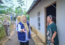 Tinjau Huntara Pandanarum, Bupati Banjarnegara: Progres Pembangunan Sudah 90%