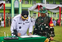 TMMD Reguler ke-128 Purbalingga Membangun Jalan Desa