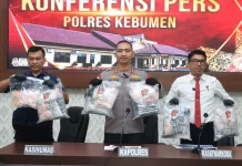 Polres Kebumen Sita 76 Ribu Obat Keras Ilegal
