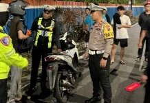 Polisi Patroli Dini Hari Tekan Balap Liar di Purwokerto