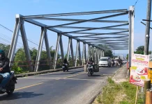 Besok Uji Coba Penutupan Jembatan Serayu, Arus Lalu Lintas Dialihkan