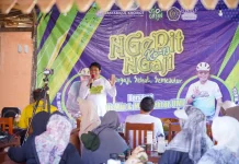 UMP-Mahad Fastabiqul Khoirot Gelar "Ngepit Ngaji", Dakwah Sambil Gowes