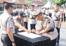 Polres Tegal Laksanakan Rotasi Jabatan, Perkuat Kinerja dan Pelayanan Publik