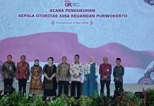 Pengukuhan Kepala OJK, Banyumas Dorong Sistem Keuangan Inklusif