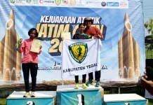 Kabupaten Tegal Sukses Raih 2 Emas dalam Kejuaraan Atletik Nasional Jatim Open