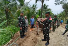 Danrem Soroti Semangat Gotong Royong TMMD
