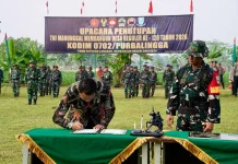 TMMD Krangean Purbalingga Bangun Jalan dan RTLH