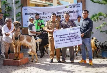 Solusi Bangun Indonesia Salurkan 21 Hewan Kurban di Cilacap