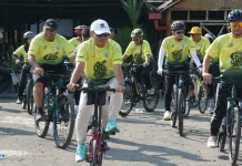 Gowes Bareng Gawe Seneng Volume 2 Meriahkan Hari Jadi Kabupaten Tegal ke-425