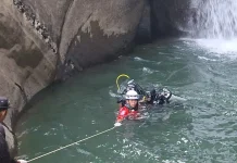 Tim SAR Gabungan Evakuasi Korban Tenggelam Curug Rambukasang