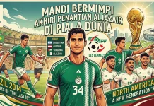 Mandi Bermimpi Akhiri Penantian Aljazair di Piala Dunia