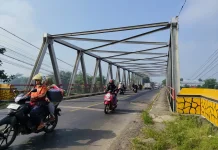 Uji Coba Penutupan Jembatan Serayu, Arus Lalu Lintas Dialihkan