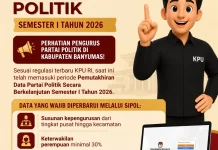KPU Banyumas Minta Parpol Segera Perbarui Data di Sipol