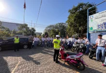 Satlantas Polres Purbalingga Beri Pembinaan Tertib Lalu Lintas kepada Siswa SMK