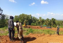 Lahan Huntap Ketanda Mulai Diratakan, Keamanan Diprioritaskan