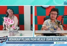 Usaha Bunga Artificial Berkembang Berkat Pemasaran Digital