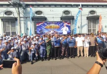 Lanal Tegal Gelar LKBB, Tanamkan Disiplin dan Kepemimpinan Pelajar