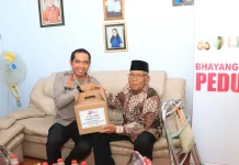 Bhayangkara ke-80, Polres Tegal Kunjungi Purnawirawan