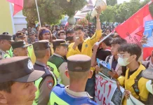 Polres Tegal Kota Kerahkan 300 Personel, Jaga Aksi Aliansi Mahasiswa Tegal