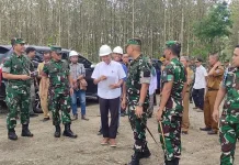 Pangdam IV Tinjau Pembangunan Batalyon Teritorial Pembangunan di Tegal