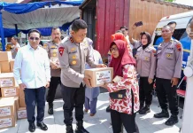 Kapolda Jateng Pimpin Puncak Bakti Kesehatan Hari Bhayangkara ke-80 di Tegal
