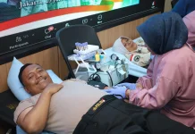 Polresta Cilacap Gelar Donor Darah Sambut Hari Bhayangkara ke-80