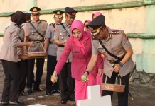 Ziarah Pahlawan Warnai Hari Bhayangkara Ke-80 Polres Tegal