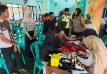 Peduli Generasi Muda, Polsek Kalimanah Gelar Pemeriksaan Kesehatan Remaja